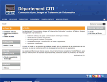 Tablet Screenshot of citi.telecom-sudparis.eu